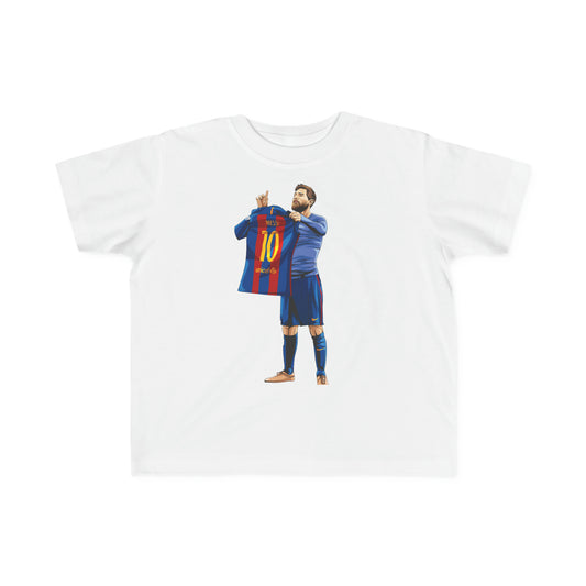 El Clasico Iconic Messi Celebration Toddler's Fine Jersey Tee