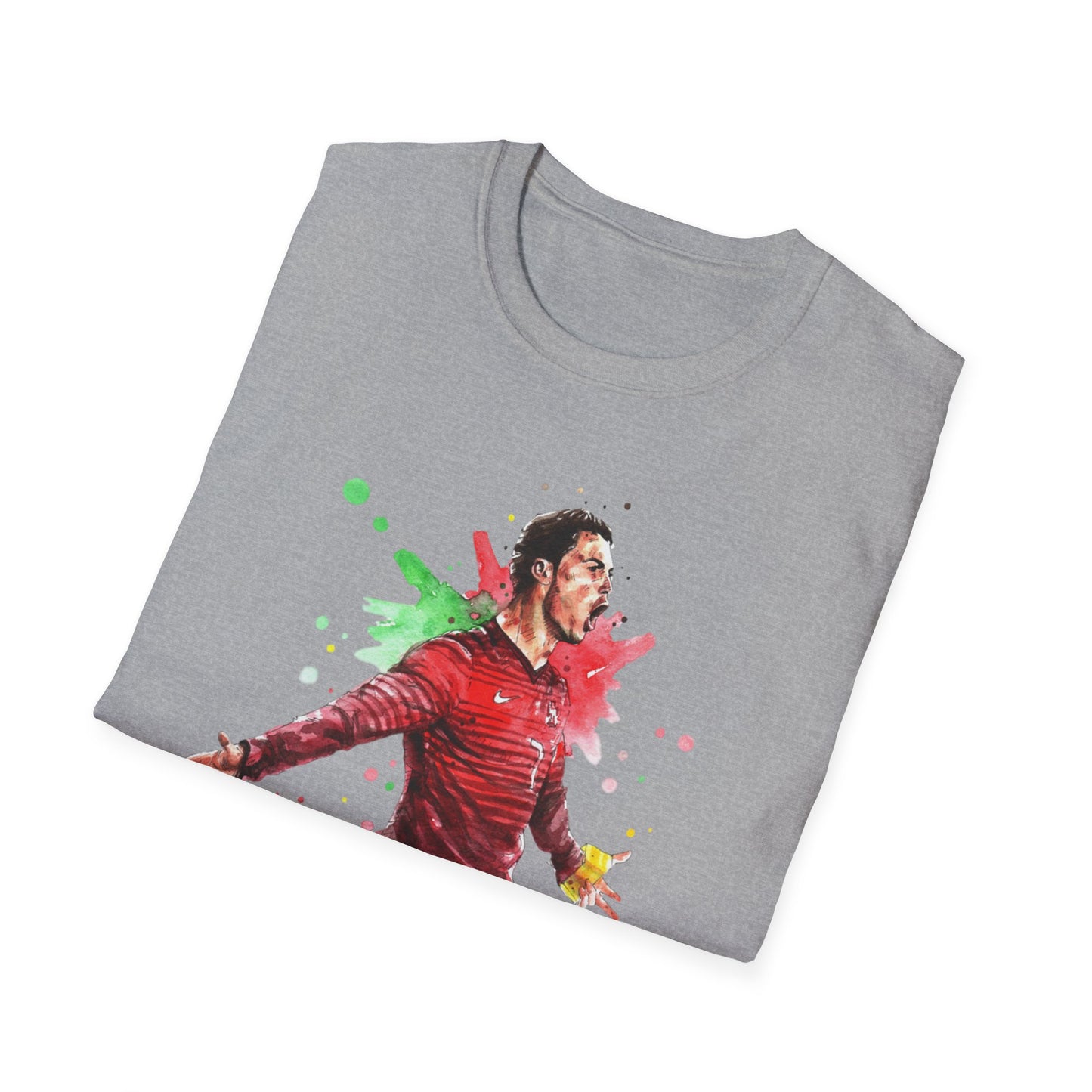 Ronaldo Portugal Vintage Unisex Softstyle T-Shirt