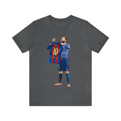El Clasico Iconic Messi Celebration Unisex Jersey Short Sleeve Tee