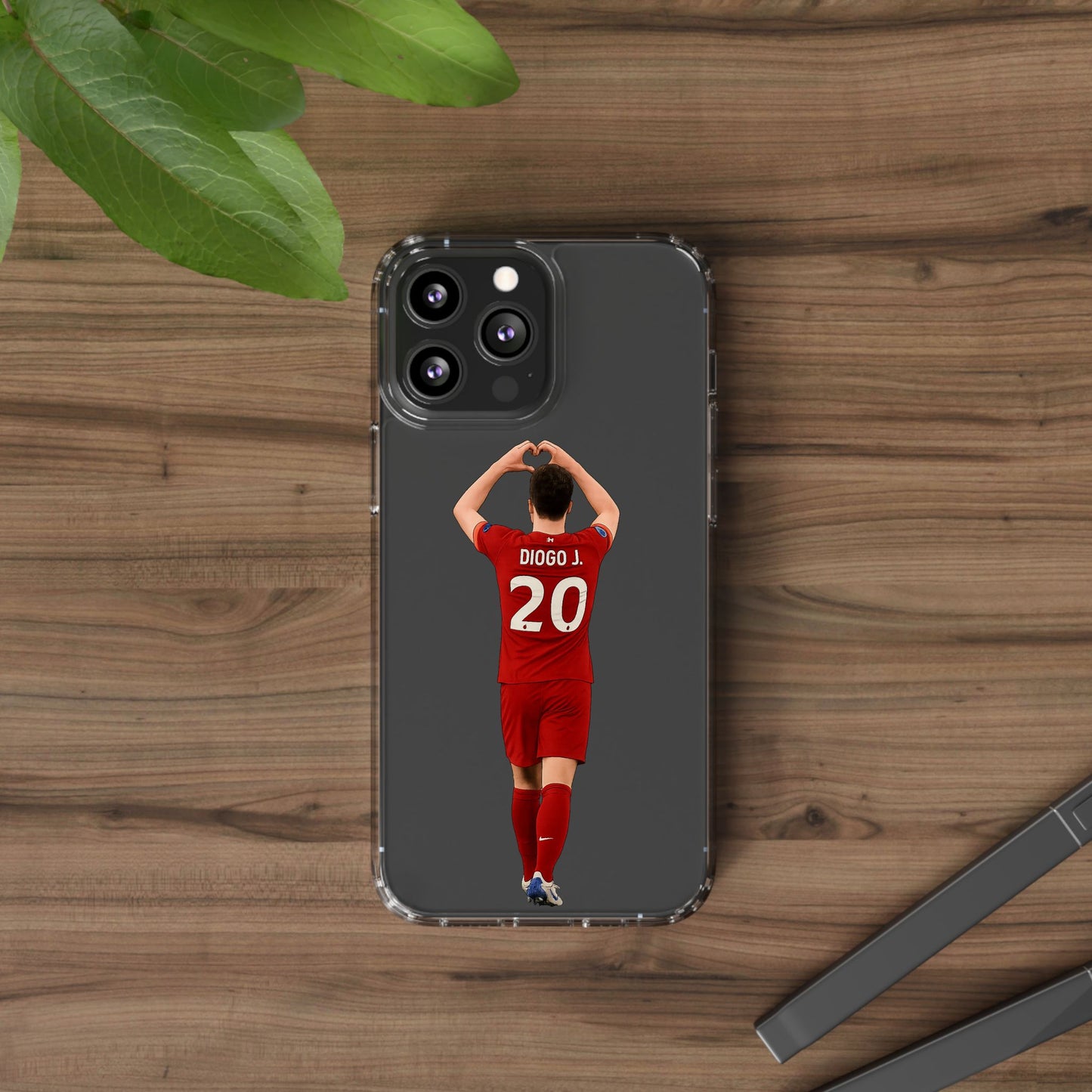 Diogo Jota Forever Liverpool Custom Clear Phone Case