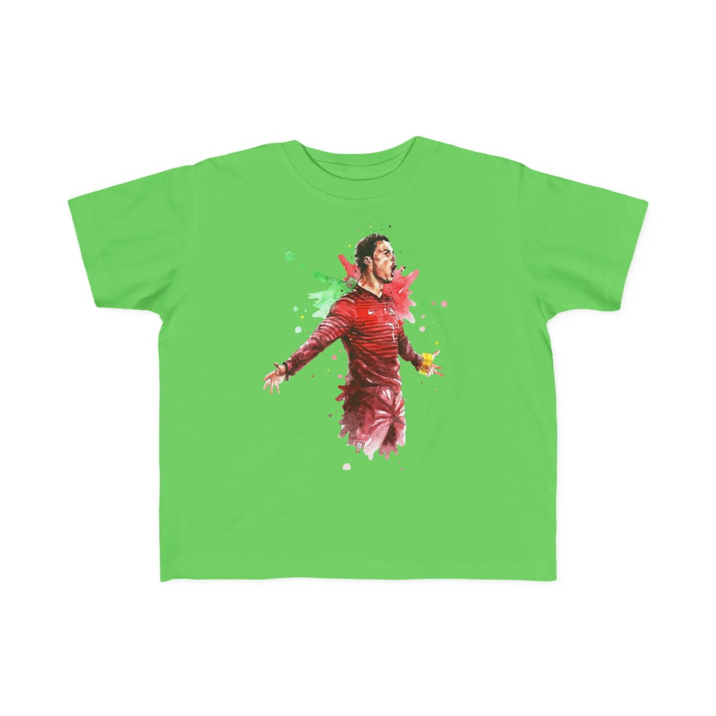 Ronaldo Portugal Vintage Toddler's Fine Jersey Tee