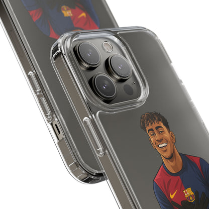 Lamine Yamal Barca Boy Clear Phone Case