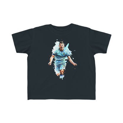 Man City Aguero Vintage Toddler's Fine Jersey Tee