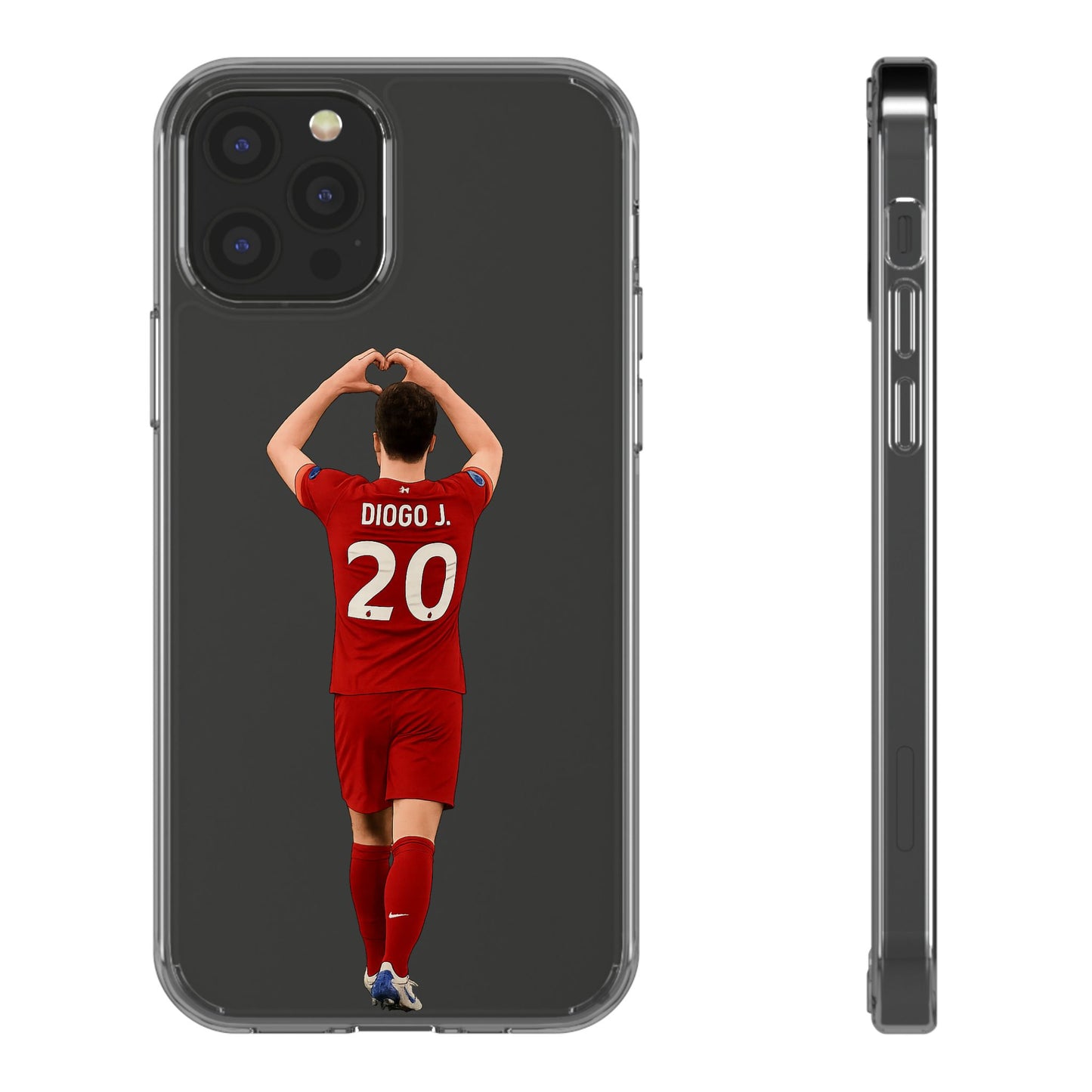 Diogo Jota Forever Liverpool Custom Clear Phone Case