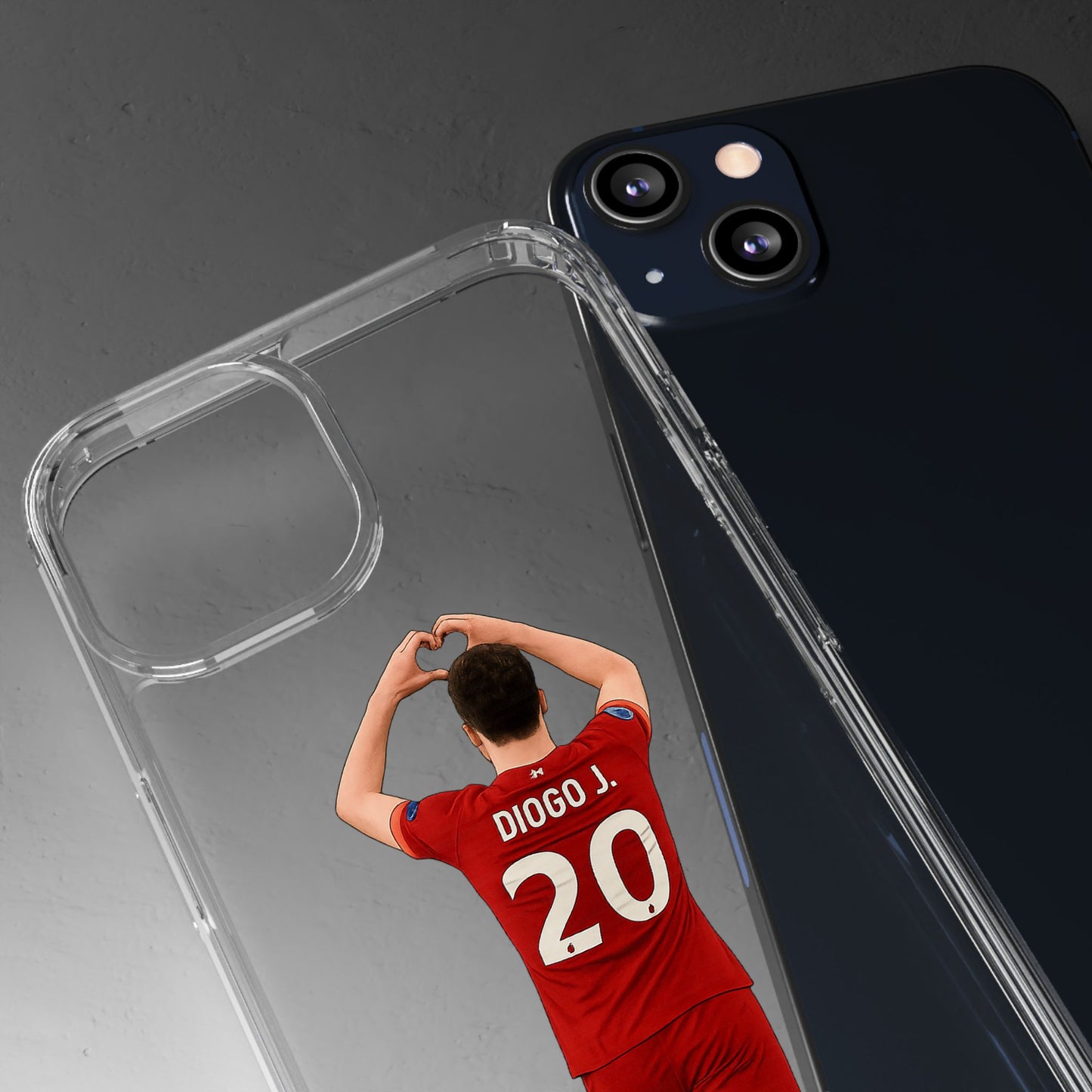 Diogo Jota Forever Liverpool Custom Clear Phone Case