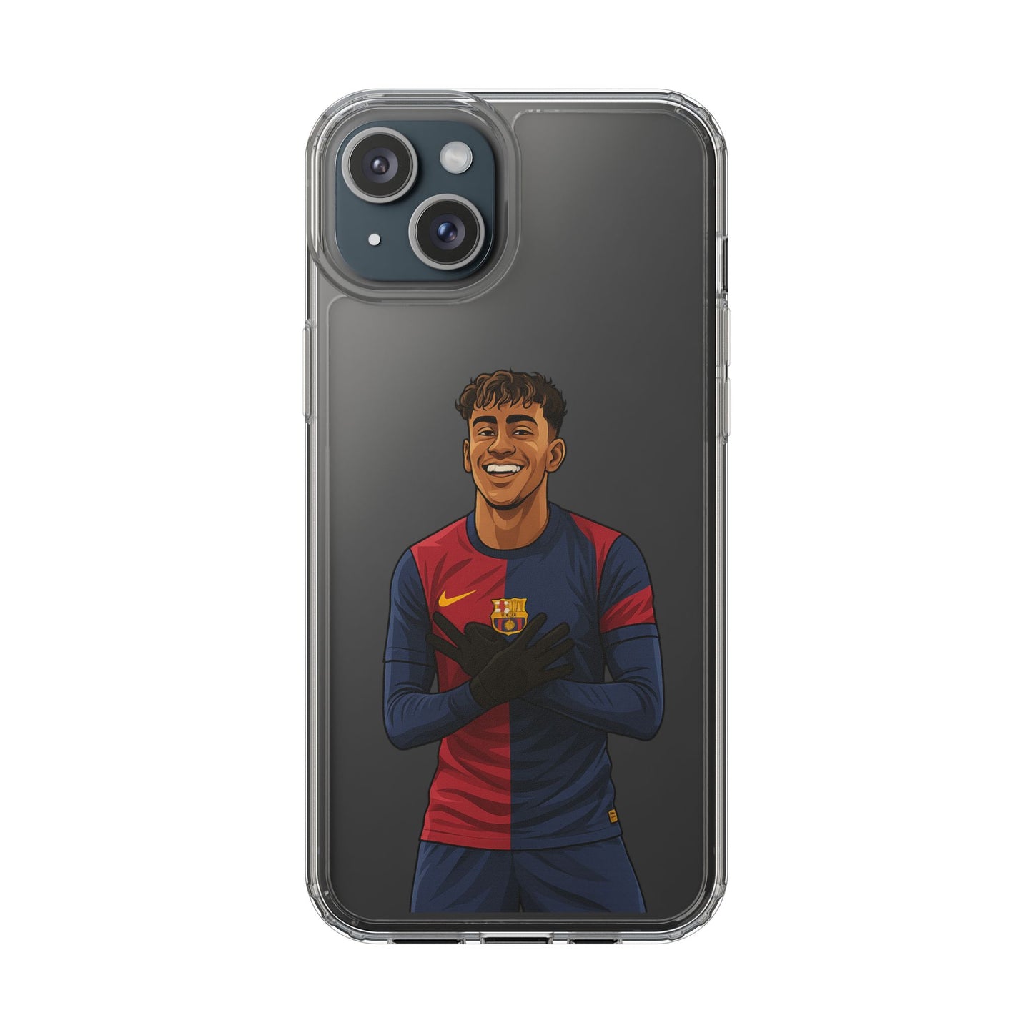 Lamine Yamal Barca Boy Clear Phone Case