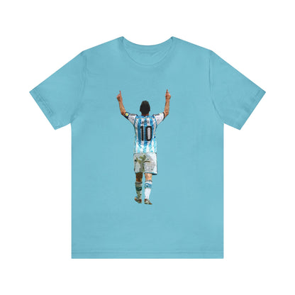 Messi Celebration Argentina Unisex Jersey Short Sleeve Tee