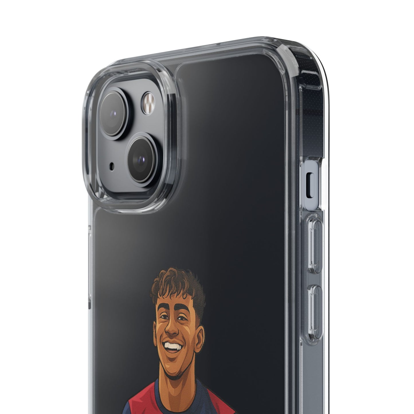 Lamine Yamal Barca Boy Clear Phone Case
