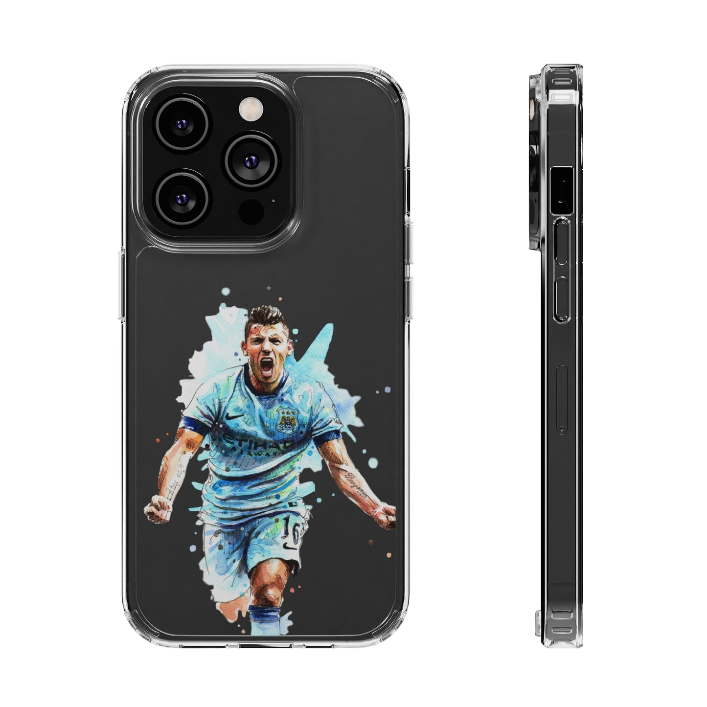 Kun Aguero Man City Clear Cases