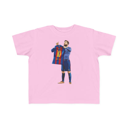 El Clasico Iconic Messi Celebration Toddler's Fine Jersey Tee