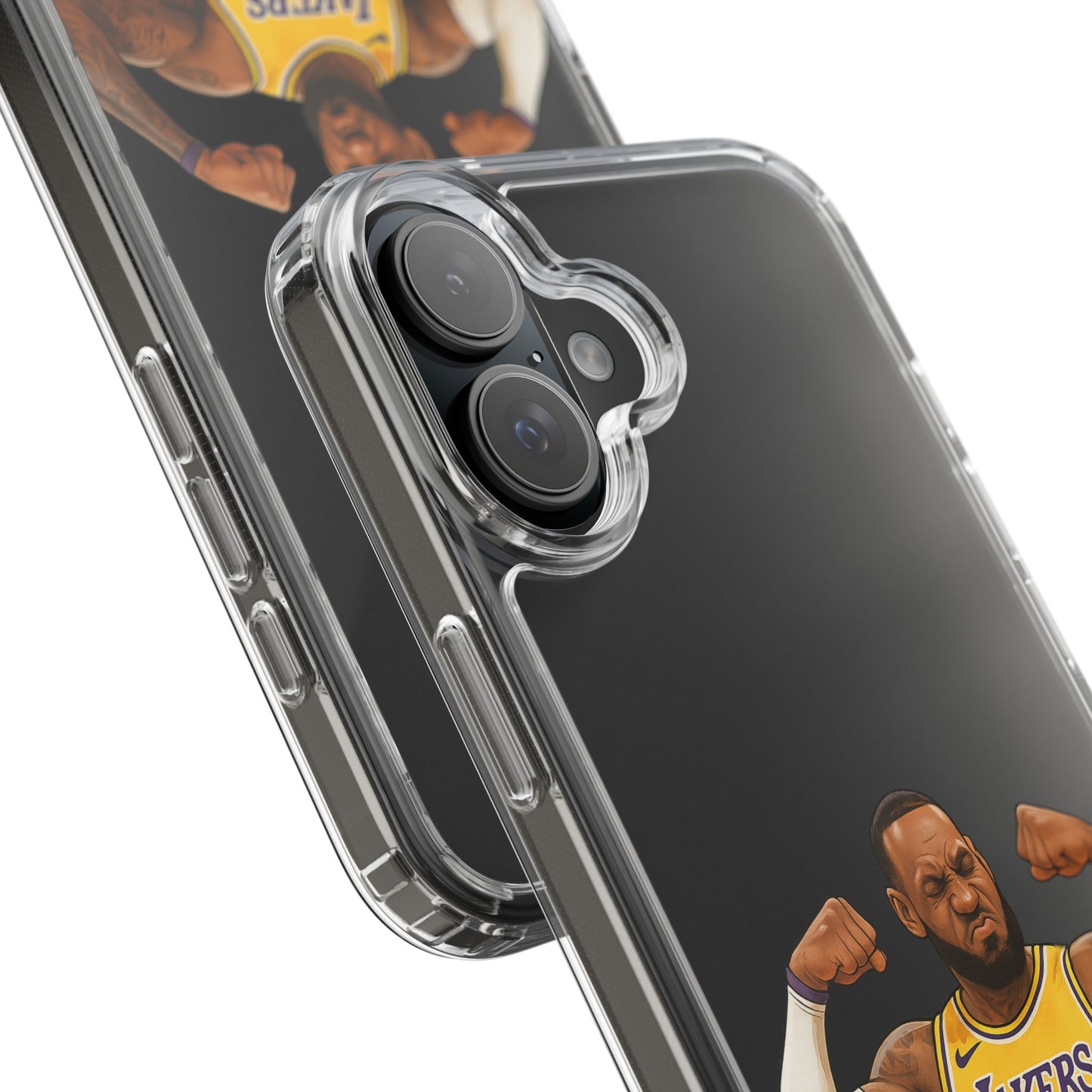 LeBron James Clear Phone Case - Basketball Lover Gift, Trendy iPhone Accessory, Sports Fan Case, Unique Cell Cover, NBA Gift Idea