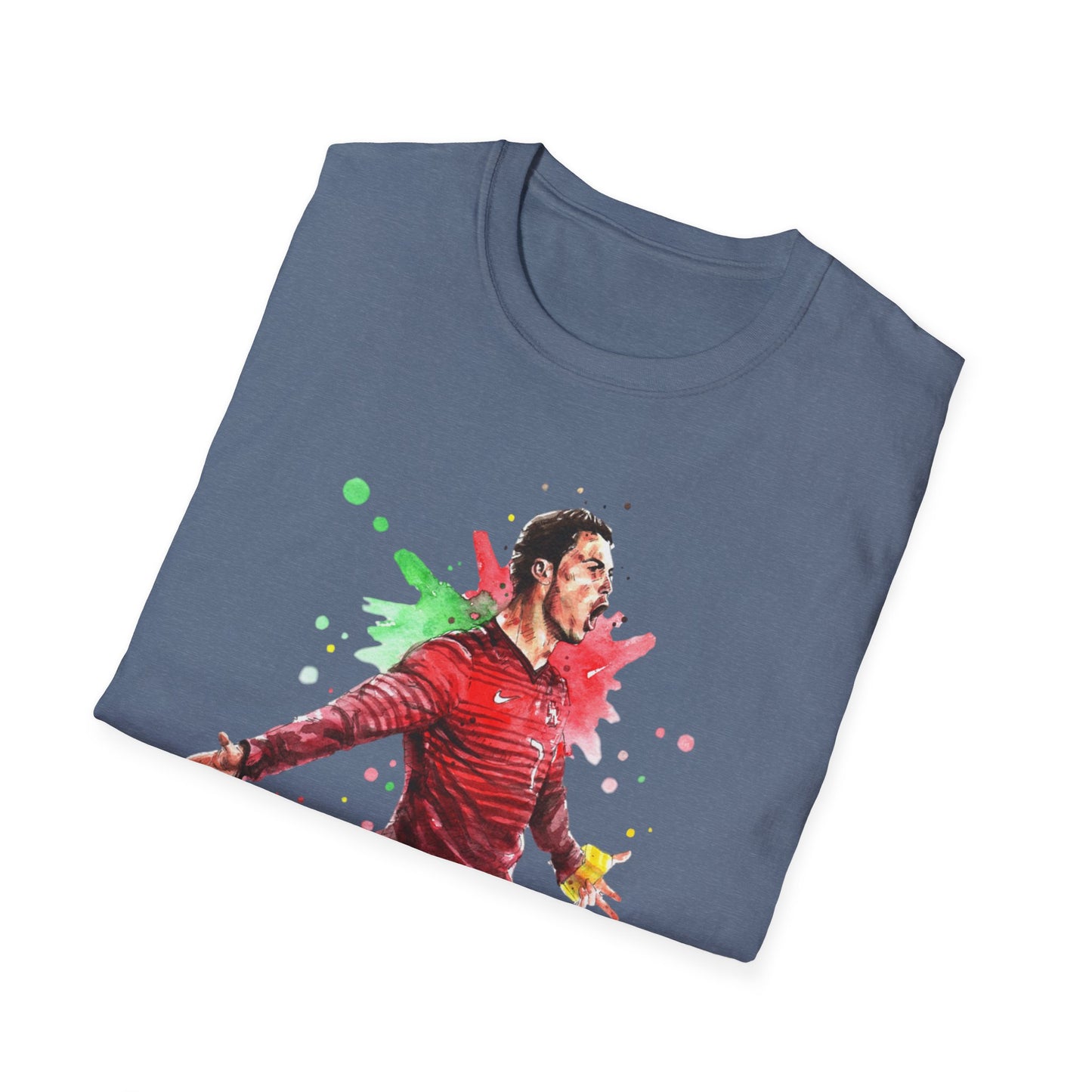 Ronaldo Portugal Vintage Unisex Softstyle T-Shirt