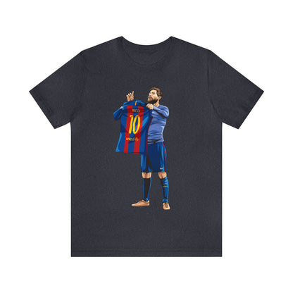 El Clasico Iconic Messi Celebration Unisex Jersey Short Sleeve Tee