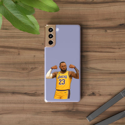 LeBron James Clear Phone Case - Basketball Lover Gift, Trendy iPhone Accessory, Sports Fan Case, Unique Cell Cover, NBA Gift Idea