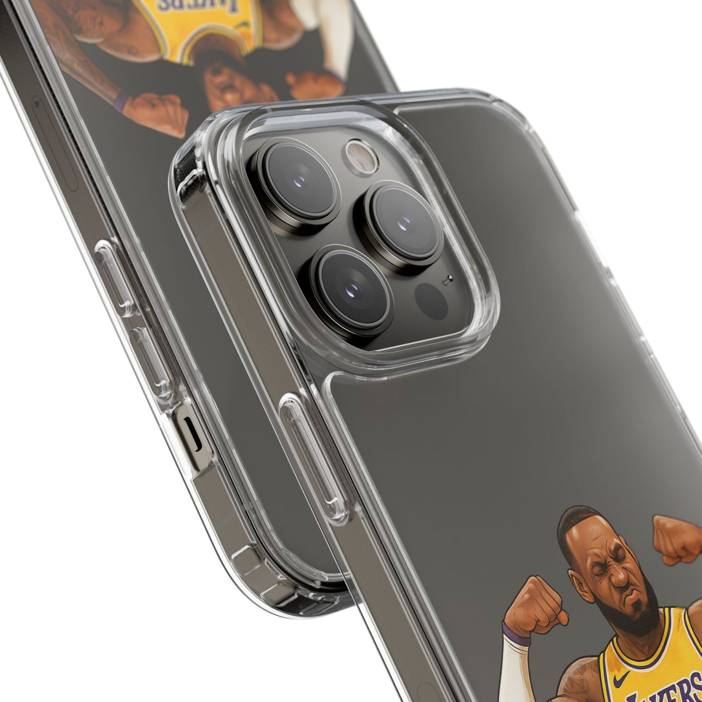 LeBron James Clear Phone Case - Basketball Lover Gift, Trendy iPhone Accessory, Sports Fan Case, Unique Cell Cover, NBA Gift Idea