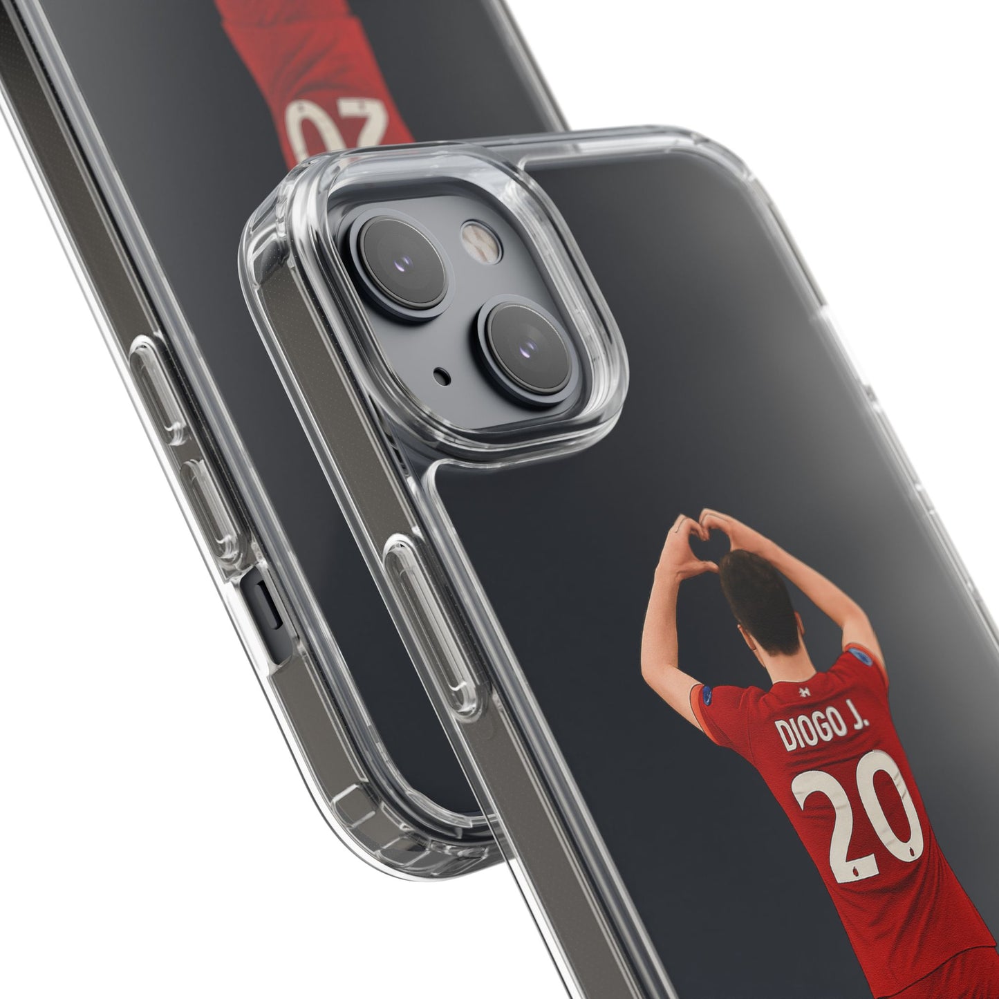 Diogo Jota Forever Liverpool Custom Clear Phone Case