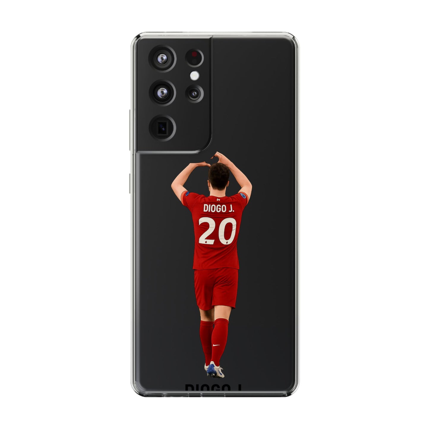 Diogo Jota Forever Liverpool Custom Clear Phone Case