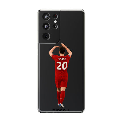 Diogo Jota Forever Liverpool Custom Clear Phone Case