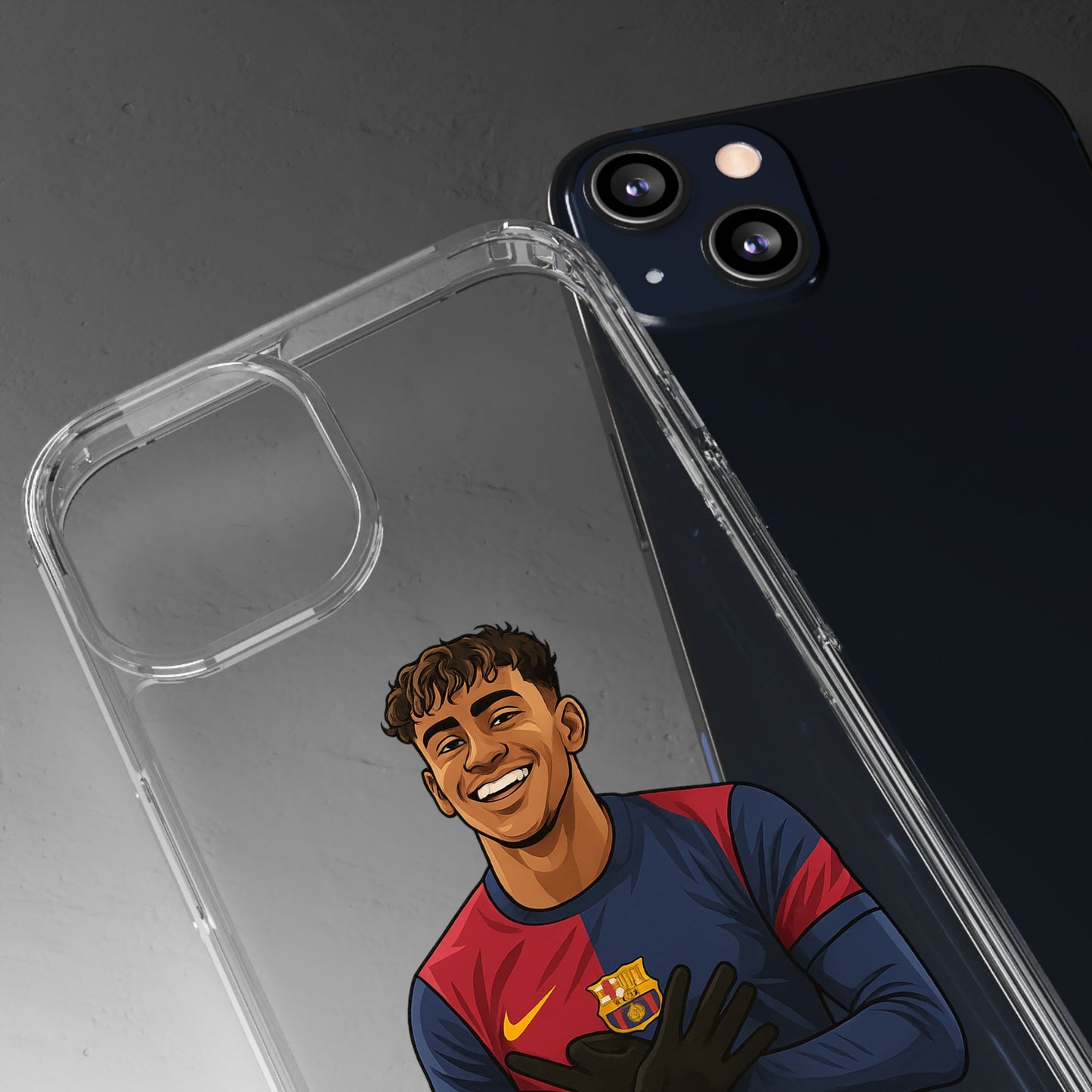Lamine Yamal Barca Boy Clear Phone Case