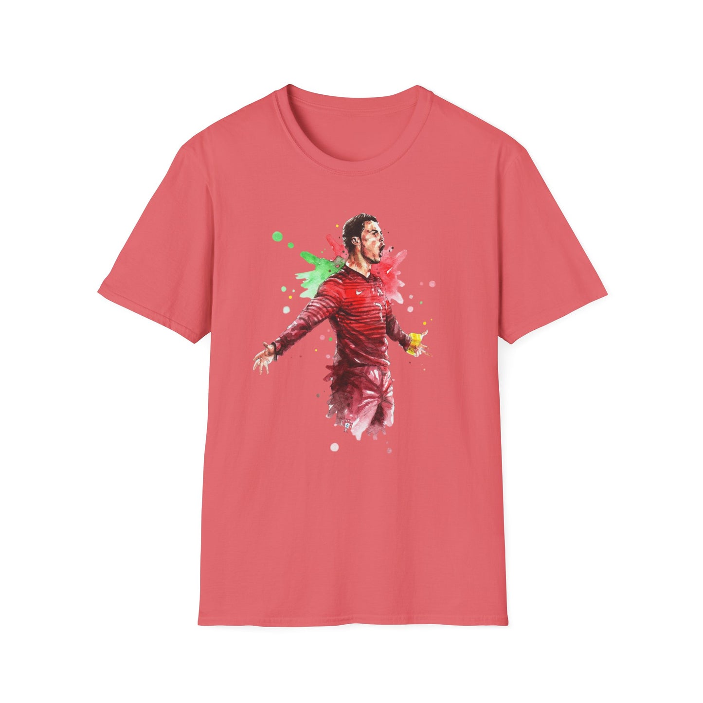 Ronaldo Portugal Vintage Unisex Softstyle T-Shirt