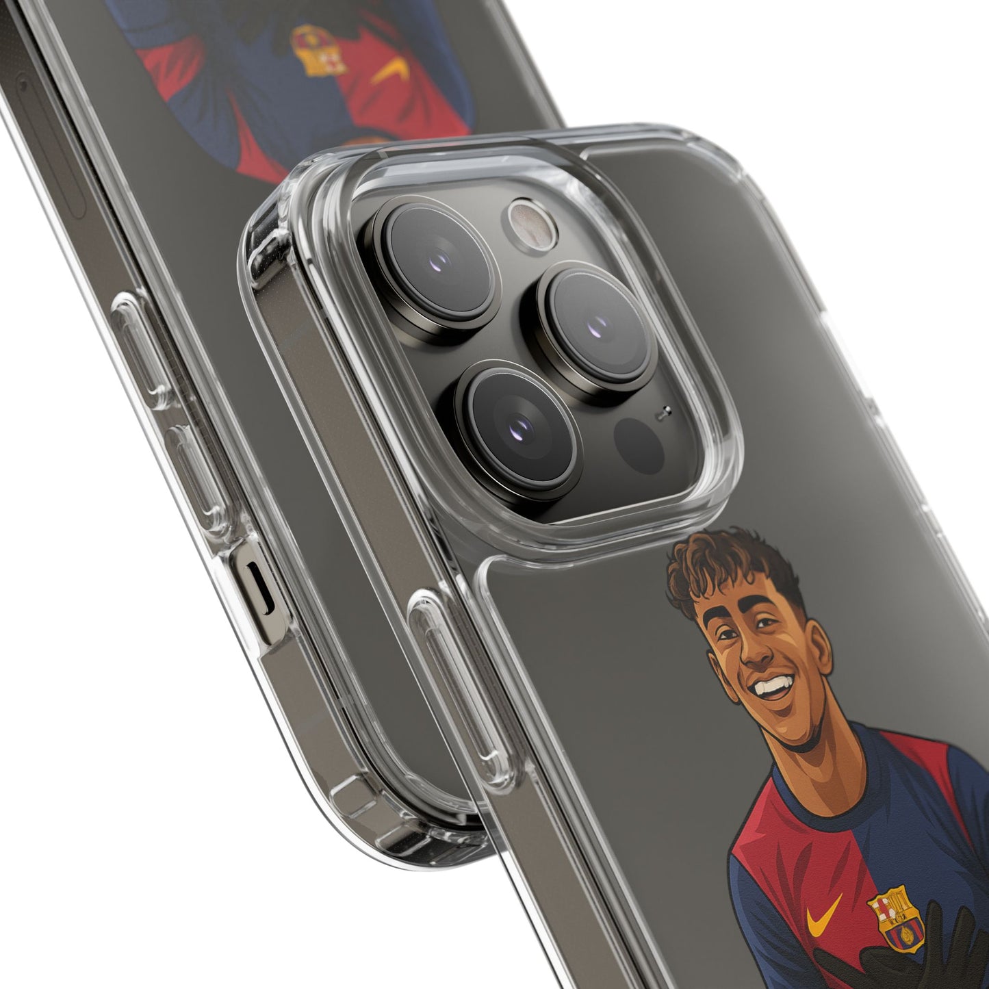 Lamine Yamal Barca Boy Clear Phone Case