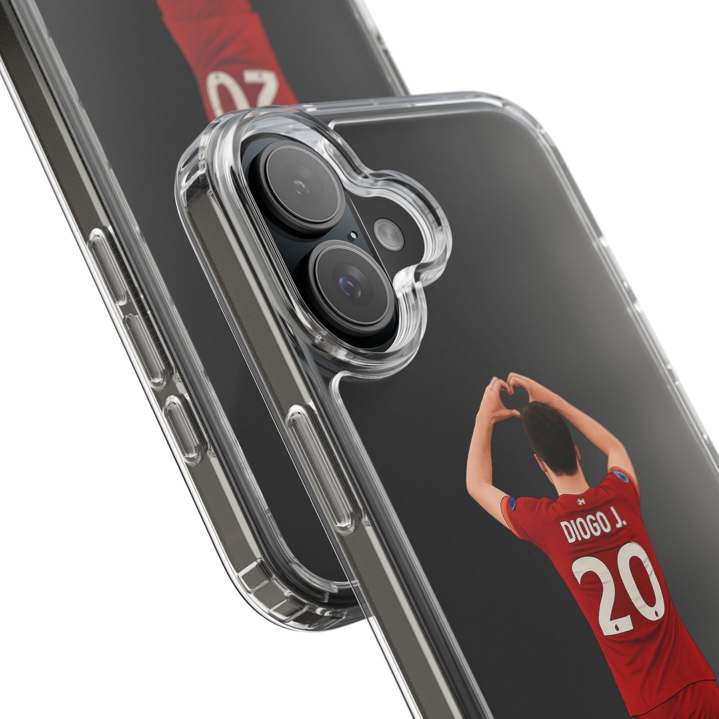 Diogo Jota Forever Liverpool Custom Clear Phone Case