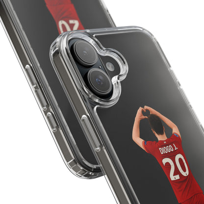 Diogo Jota Forever Liverpool Custom Clear Phone Case