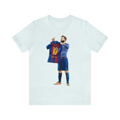 El Clasico Iconic Messi Celebration Unisex Jersey Short Sleeve Tee