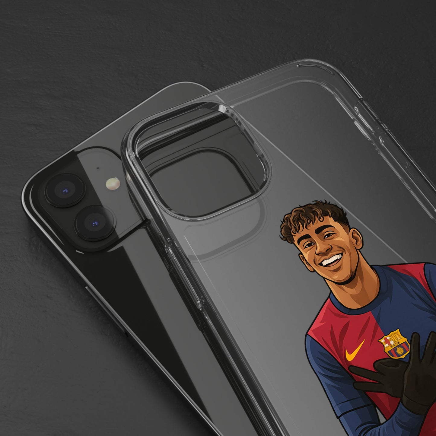 Lamine Yamal Barca Boy Clear Phone Case