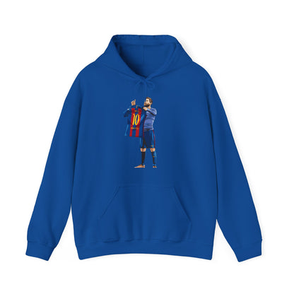 El Clasico Iconic Messi Celebration Unisex Heavy Blend™ Hooded Sweatshirt
