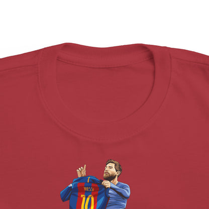 El Clasico Iconic Messi Celebration Toddler's Fine Jersey Tee