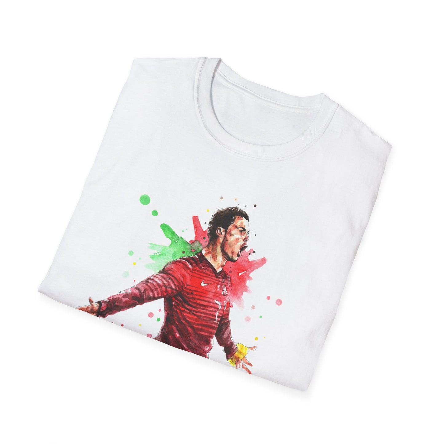 Ronaldo Portugal Vintage Unisex Softstyle T-Shirt