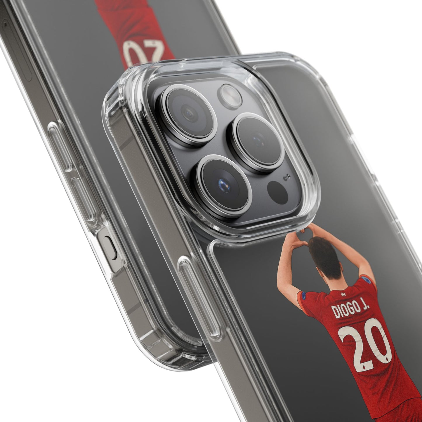 Diogo Jota Forever Liverpool Custom Clear Phone Case