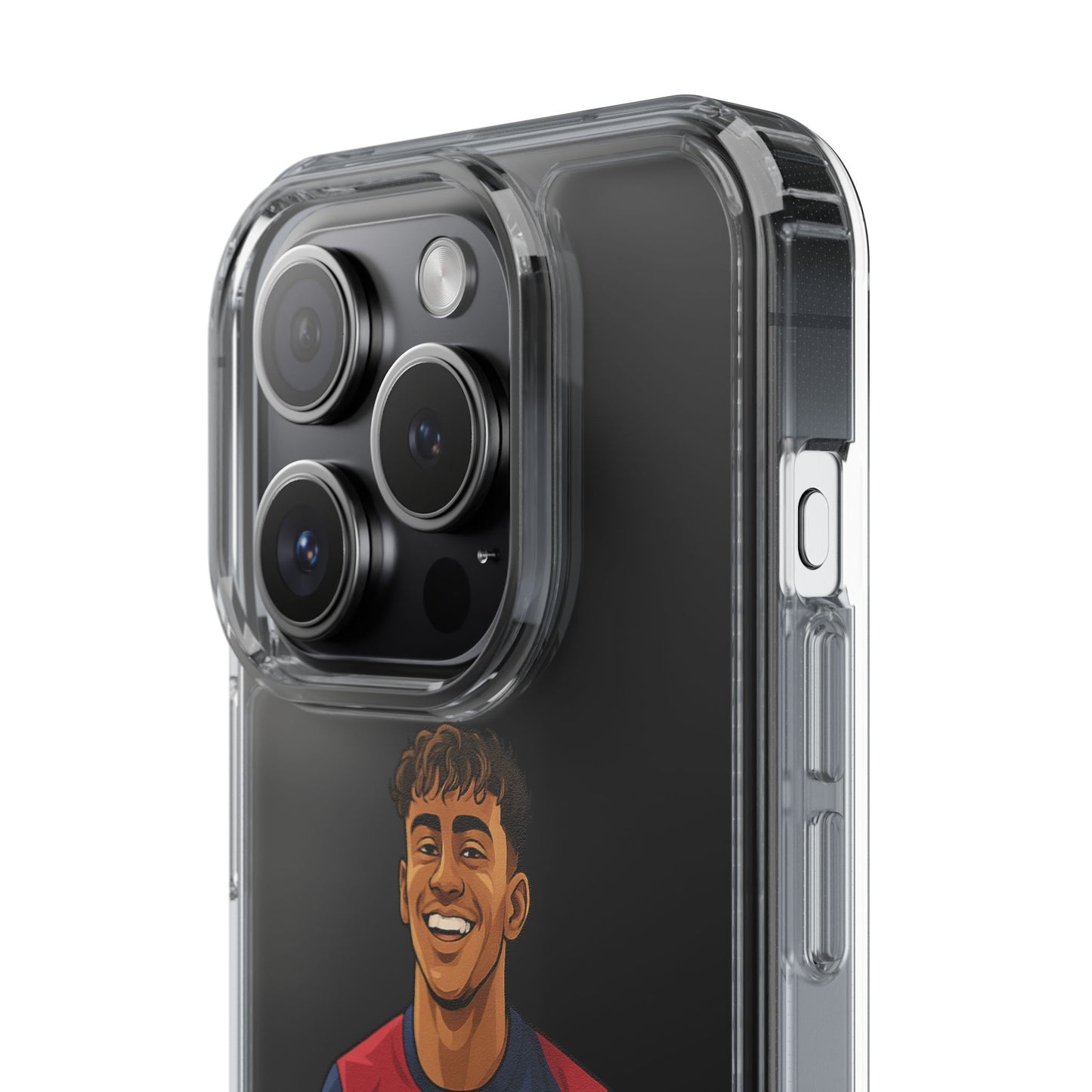 Lamine Yamal Barca Boy Clear Phone Case