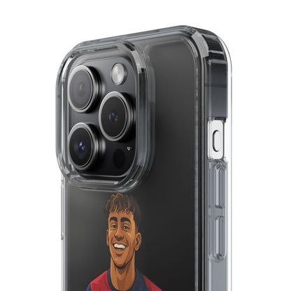 Lamine Yamal Barca Boy Clear Phone Case
