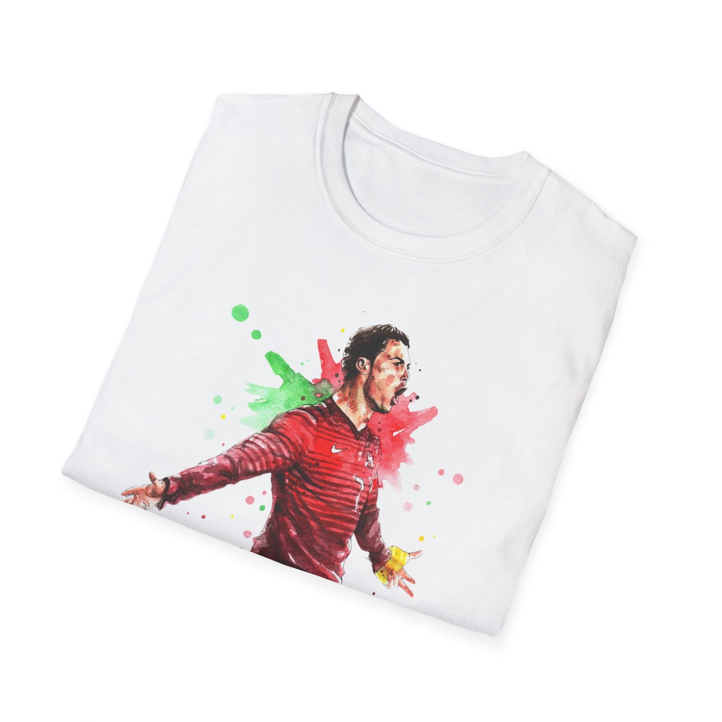 Ronaldo Portugal Vintage Unisex Softstyle T-Shirt