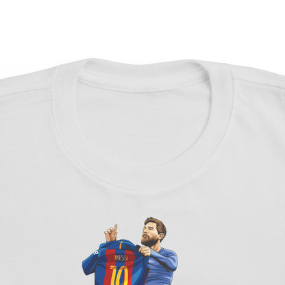 El Clasico Iconic Messi Celebration Toddler's Fine Jersey Tee