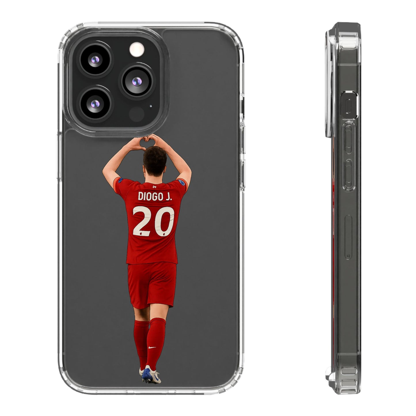 Diogo Jota Forever Liverpool Custom Clear Phone Case