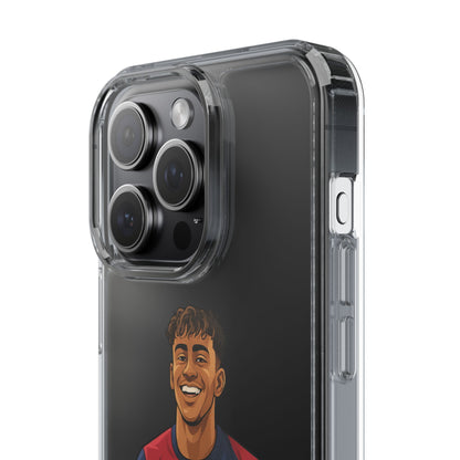 Lamine Yamal Barca Boy Clear Phone Case