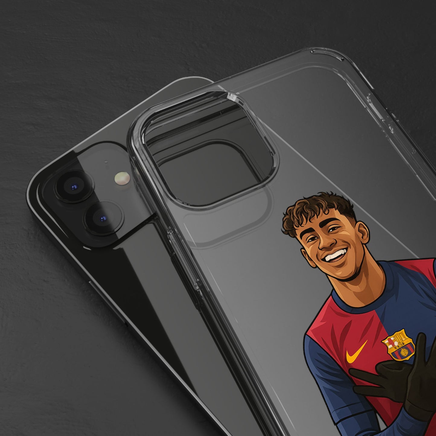 Lamine Yamal Barca Boy Clear Phone Case