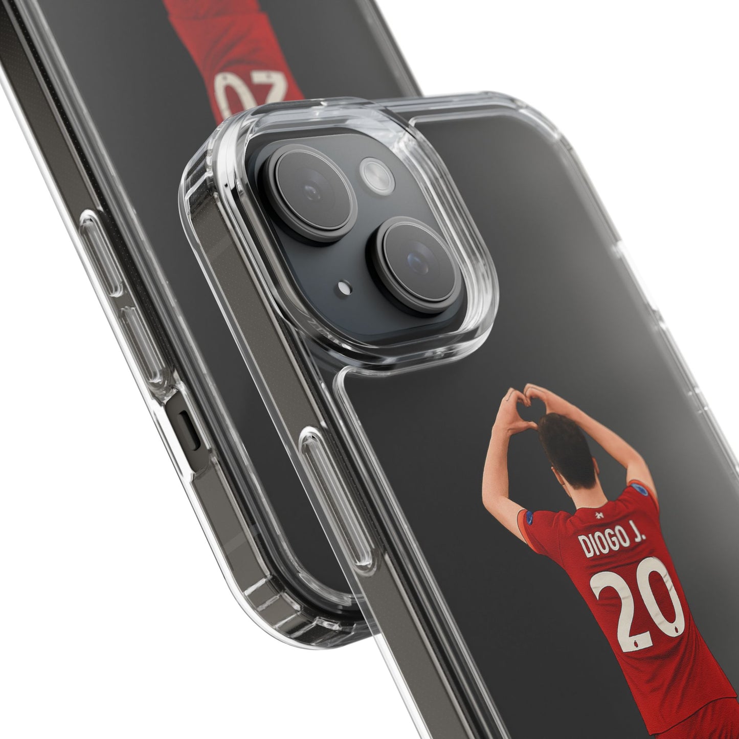 Diogo Jota Forever Liverpool Custom Clear Phone Case