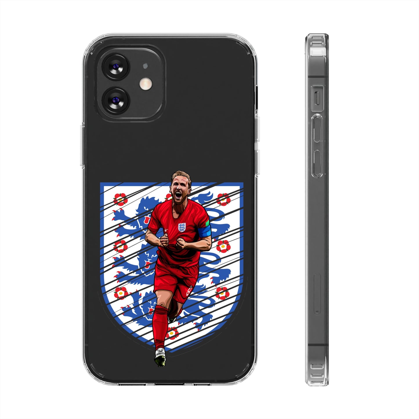 Harry Kane England logo Clear Cases