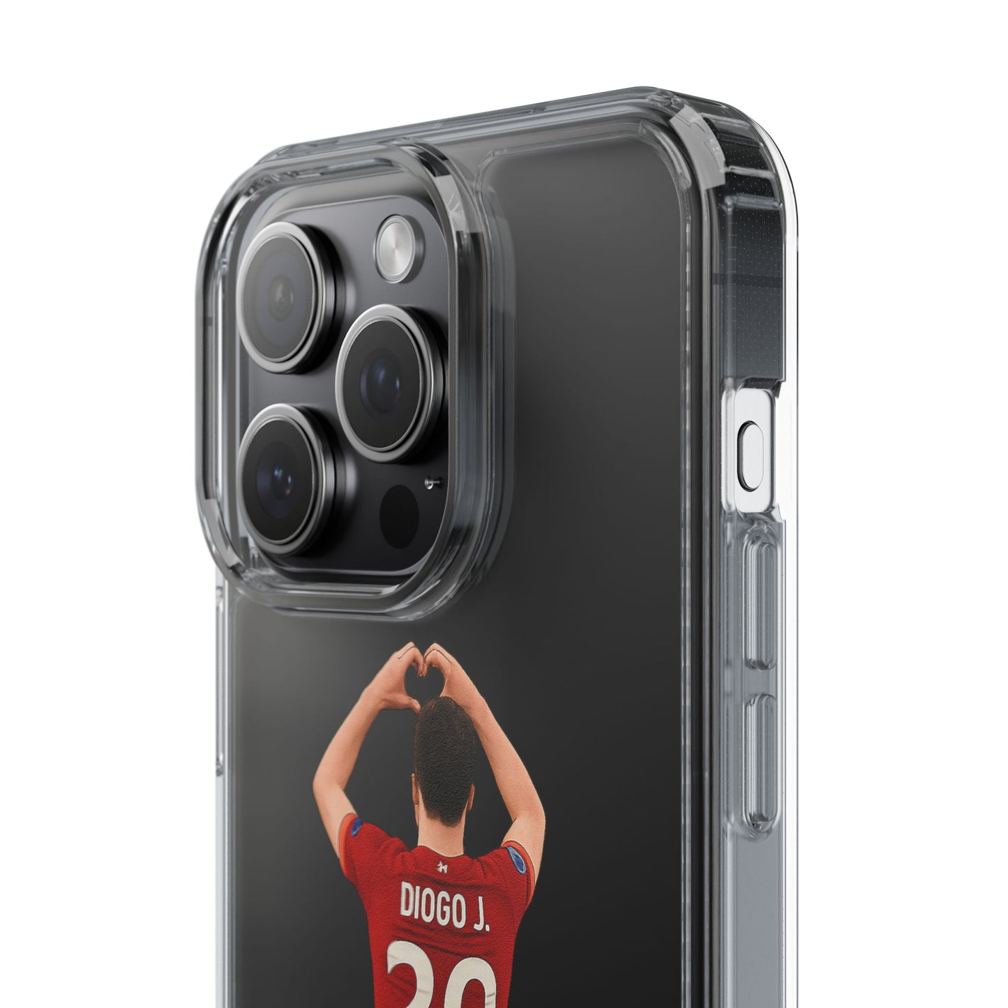 Diogo Jota Forever Liverpool Custom Clear Phone Case