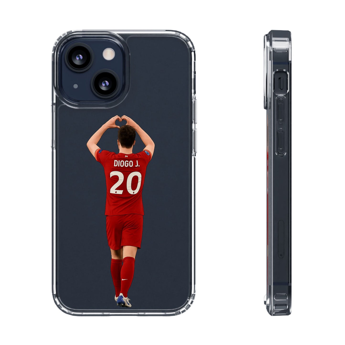 Diogo Jota Forever Liverpool Custom Clear Phone Case