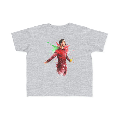 Ronaldo Portugal Vintage Toddler's Fine Jersey Tee