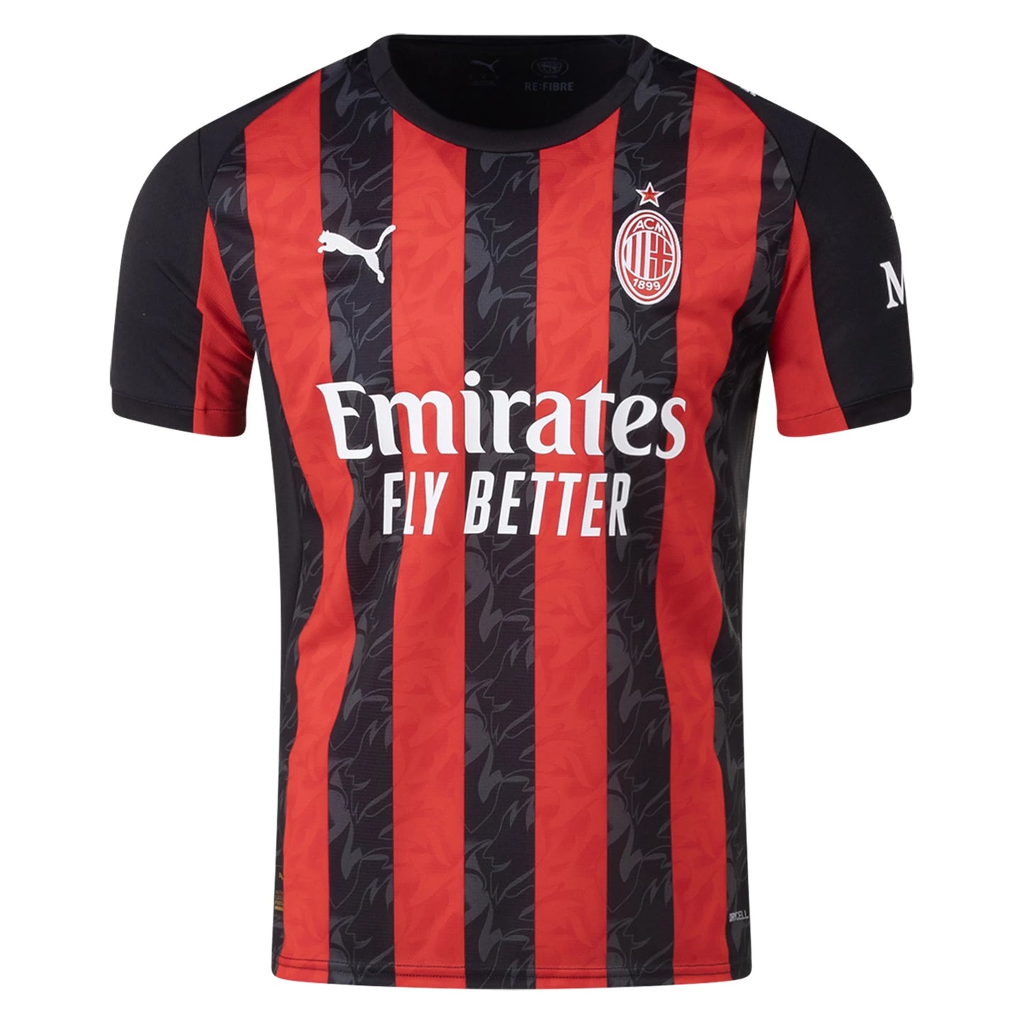 AC Milan 2025/26 Home Jersey - Red/Black
