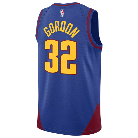 Denver Nuggets Blue Statement Jersey Aaron Gordon #32