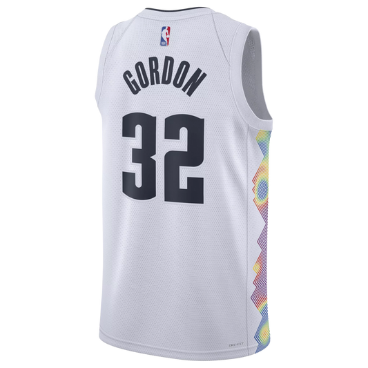 Denver Nuggets White City Edition Jersey Aaron Gordon #32