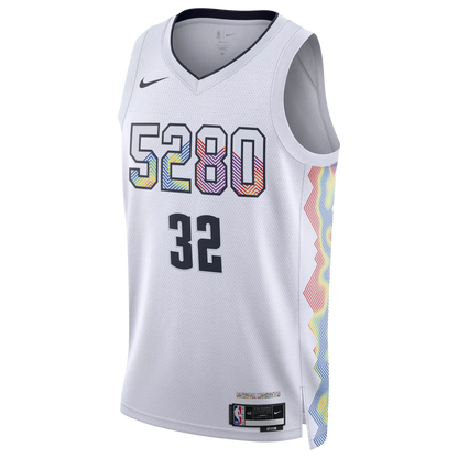 Denver Nuggets White City Edition Jersey Aaron Gordon #32