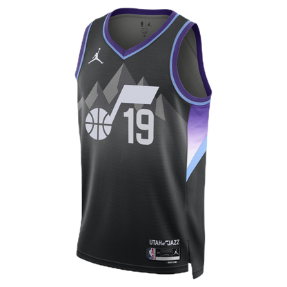 Utah Jazz Black Statement Jersey Ace Bailey #19
